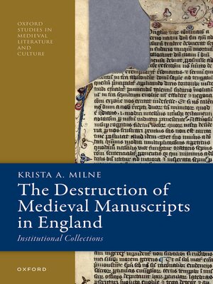 cover image of The Destruction of Medieval Manuscripts in England